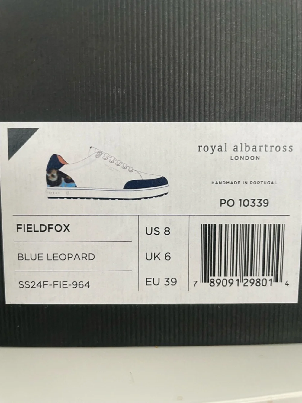 Royal Albatross Women’s Golf Shoes- with leopard accent. New in box. Size 8 - Picture 6 of 7